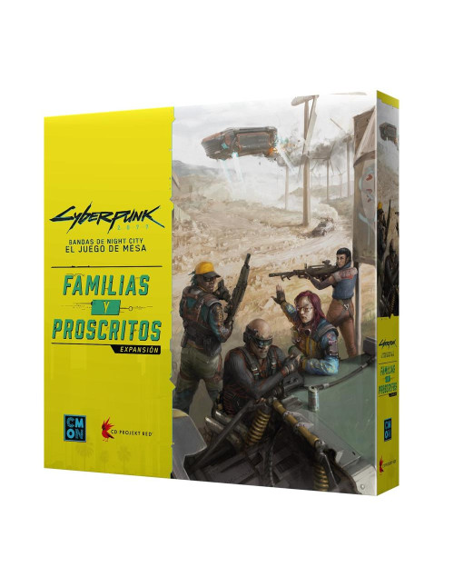 Juego mesa cyberpunk 2077: familias y