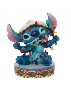 Figura enesco disney stitch envuelto en