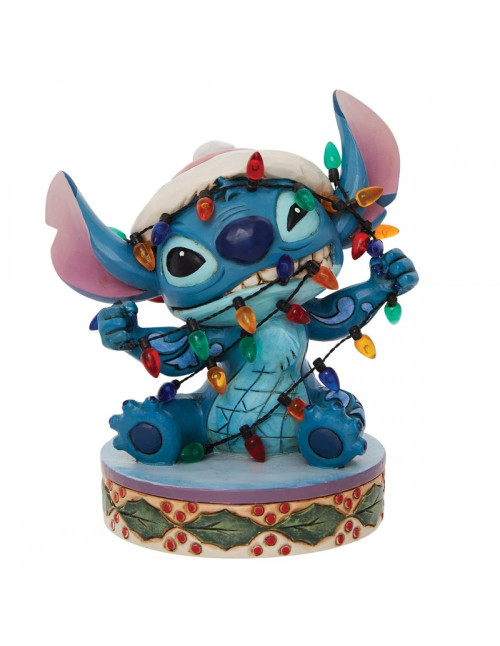 Figura enesco disney stitch envuelto en