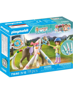 Playmobil set caballo colorear