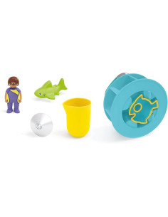 Playmobil junior aqua: rueda agua con