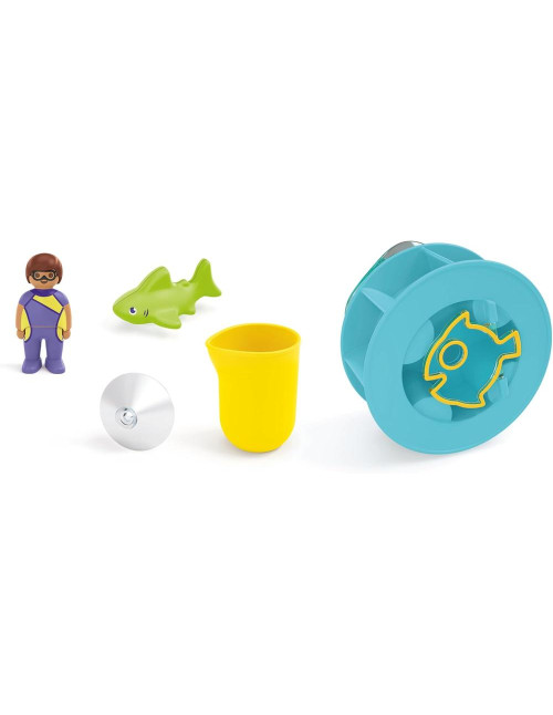 Playmobil junior aqua: rueda agua con