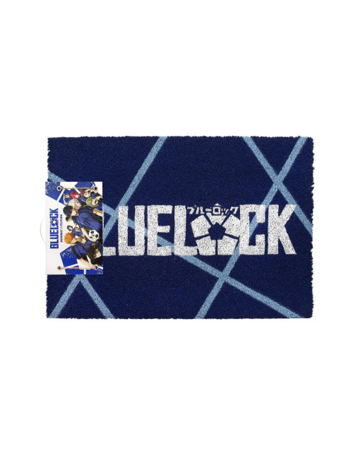 Felpudo 60x40 cm logo blue lock
