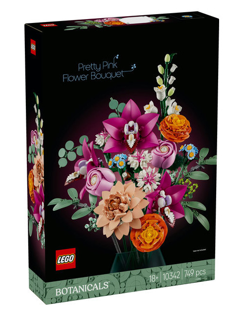 Lego ramo flores fantasía en rosa