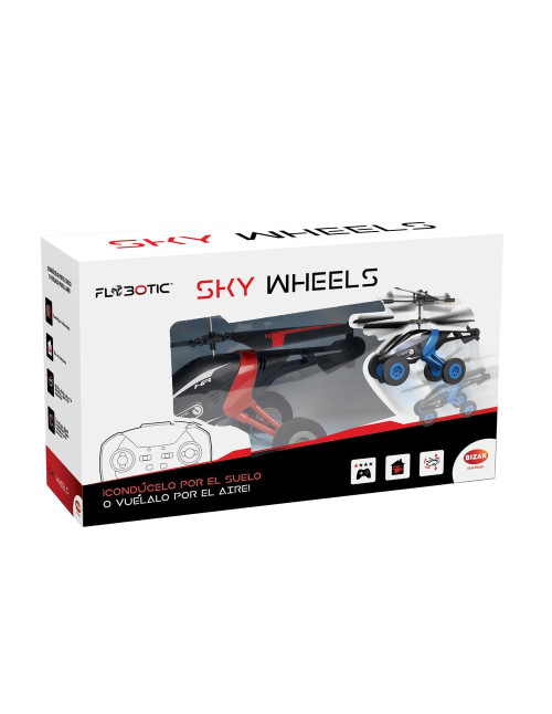 Helicoptero radio control flybotic sky wheels
