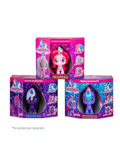 Figura unicornio crystalverse classic 1 unidad