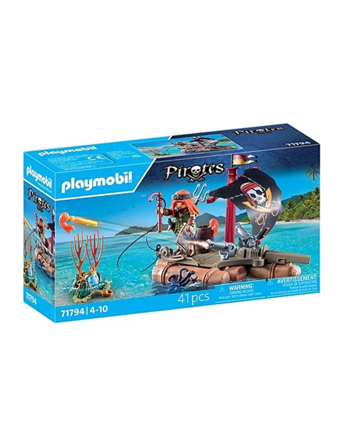 Playmobil -  bote pirata con tesoro