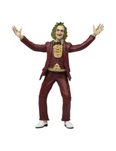 Beetlejuice red tuxedo scale action fig.