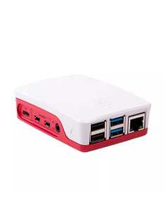 Carcasa raspberry pi 4 roja y
