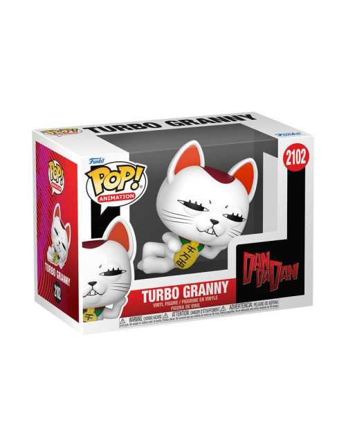 Funko pop dandadan turbo granny cat