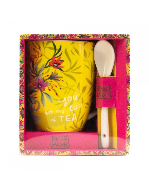 Taza con cuchara enesco you are