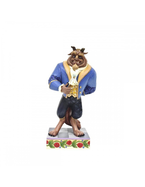 Figura enesco disney bestia en traje