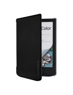 Pocketbook funda transparente shell cover black