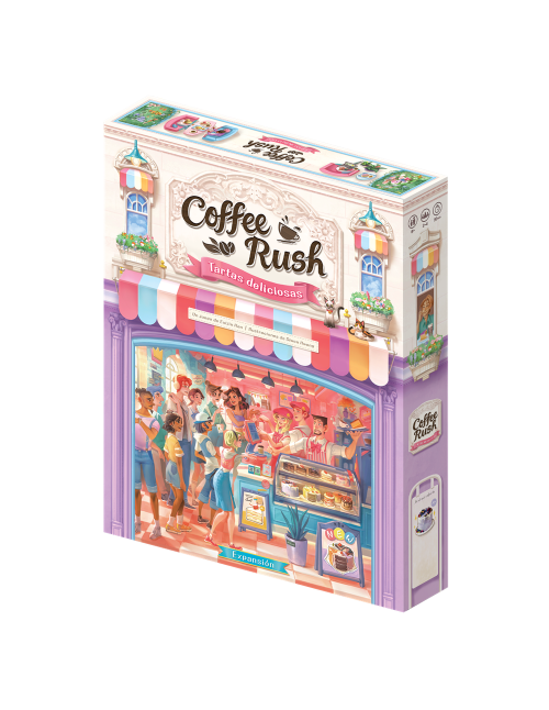 Juego mesa coffee rush: tartas deliciosas