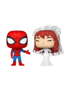 Funko pop marvel superhero couples spider - man