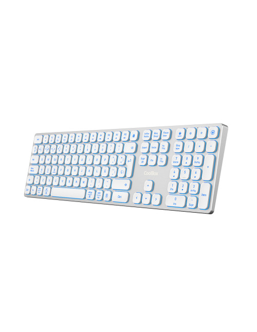 Teclado inalambrico retroiluminado coolbox moonlight key