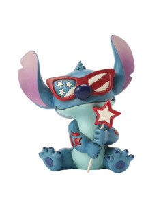 Figura enesco diseny stitch patriota