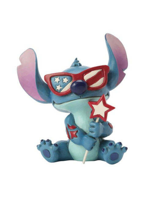 Figura enesco diseny stitch patriota