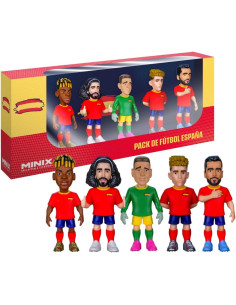 Minix españa mundial pack 5 jugadores