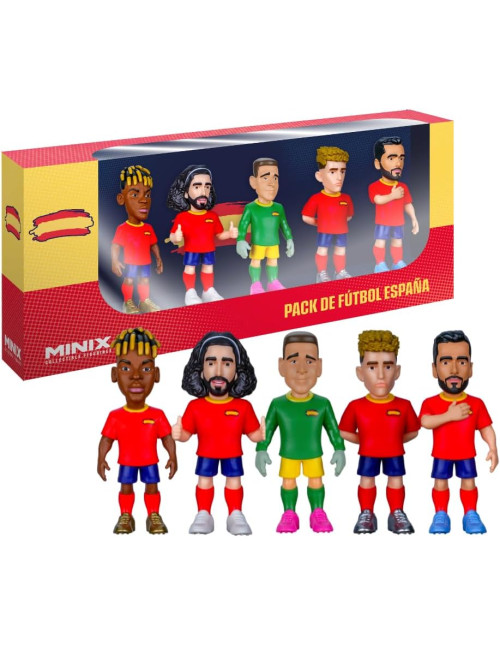 Minix españa mundial pack 5 jugadores