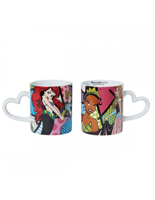 Taza enesco disney princesas ariel cenicienta