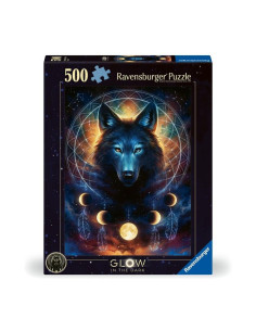 Puzzle lobo brillante 500 piezas