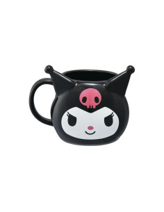 Taza cerámica kuromi sanrio 390 ml