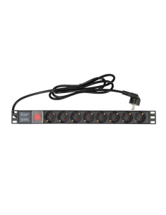 Regleta fonestar frp - 8 rack 19 pulgadas