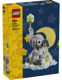 Lego bebé elefante en el cielo