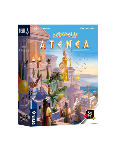 Juego mesa akropolis expansión atenea