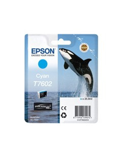 Cartucho tinta epson t760240 cian supercolor
