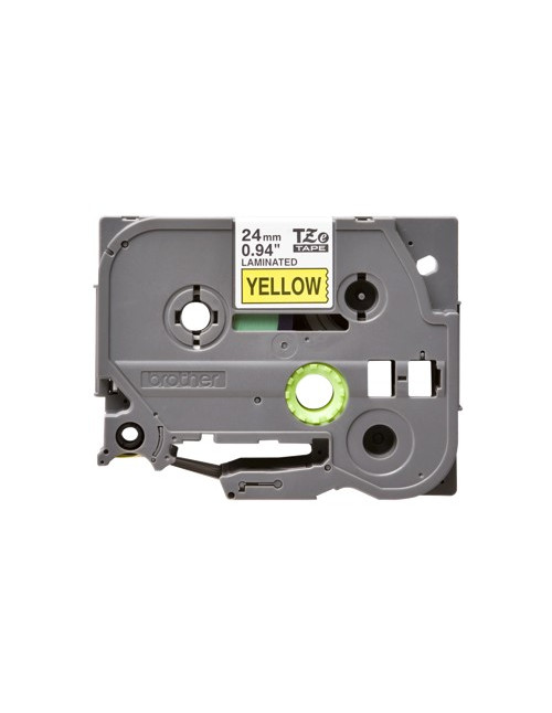 Cinta laminada brother tze651 texto negro