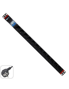 Regleta rack wp 1u 12 enchufes