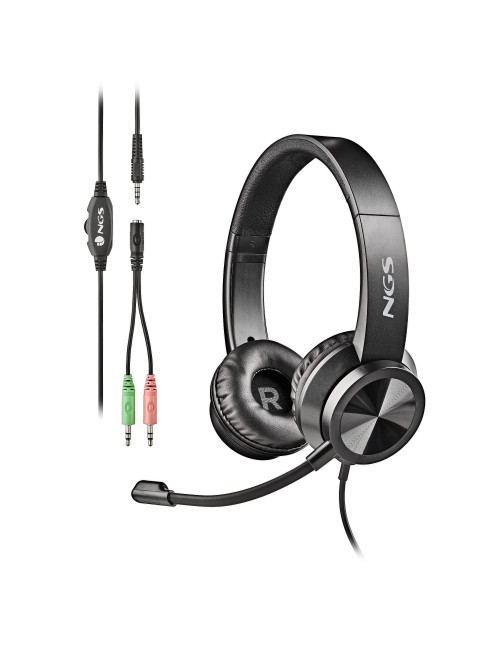 Auriculares ngs con microfono ajust jack