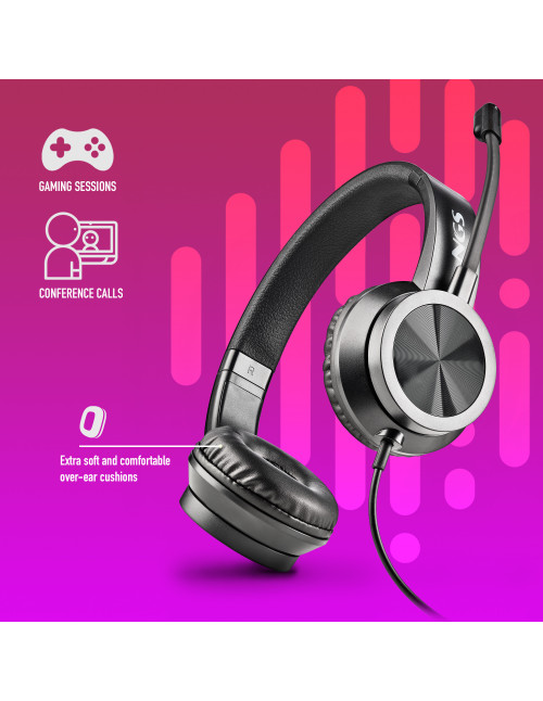 Auriculares ngs con microfono ajust jack