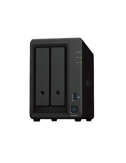 Grabador digital synology dva1622 nvr 4k