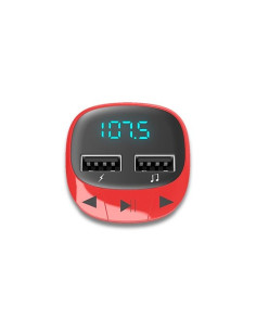 Transmisor fm coche energy sistem rojo