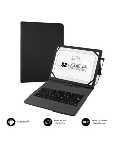 Funda + teclado subblim tablet 10.1 pulgadas