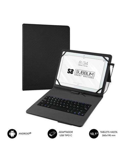 Funda + teclado subblim tablet 9.6 pulgadas