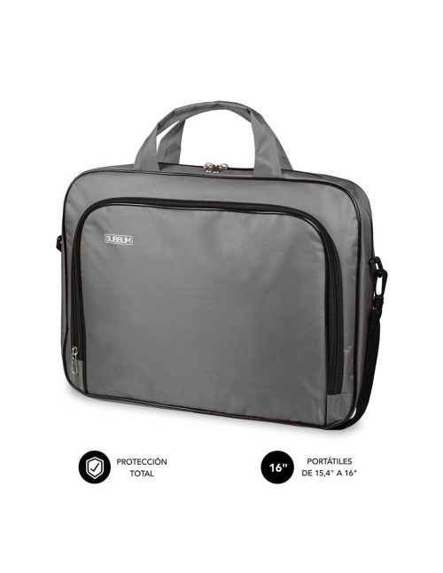 Maletin subblim oxford portatil 15.4 pulgadas - 16 pulgadas gris