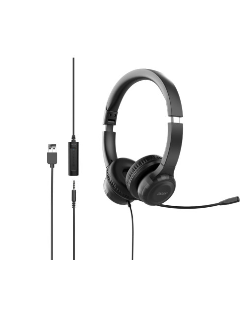 Auriculares acer ahw154 negro
