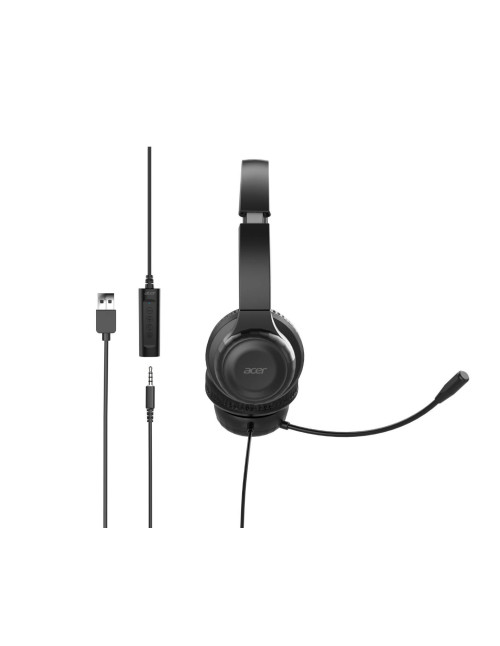 Auriculares acer ahw154 negro