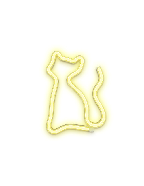 Lampara forever neon led light cat