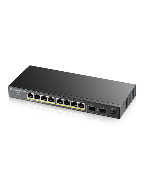 Switch 10 puertos zyxel gs1100 - 10hp - eu0102f