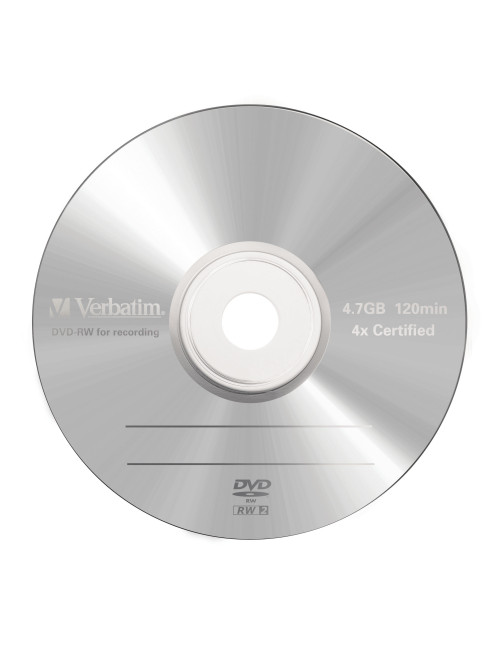 Verbatim dvd - rw 4.7gb 4x tarrina 5