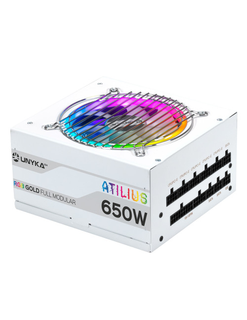 Fuente alimentacion unykach atilius white gaming