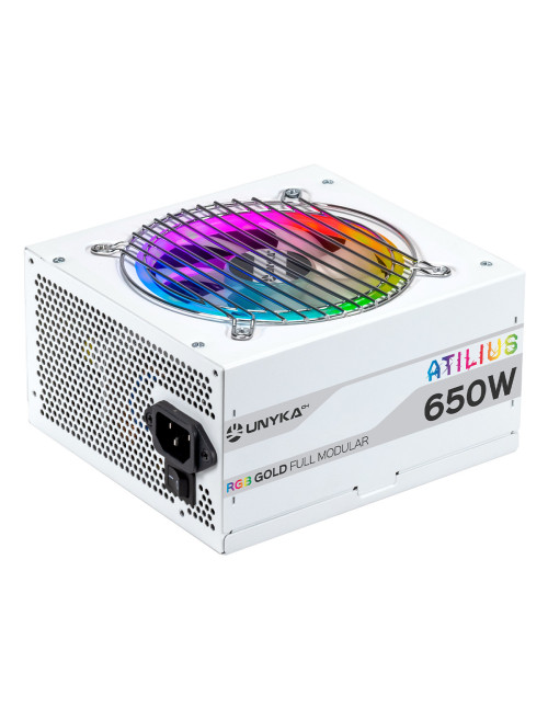 Fuente alimentacion unykach atilius white gaming