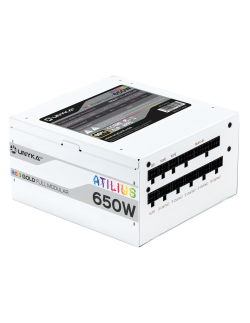 Fuente alimentacion unykach atilius white gaming
