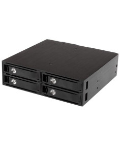 Rack movil startech 5.25 pulgadas 4x 2.5 pulgadas