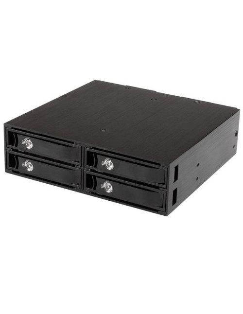 Rack movil startech 5.25 pulgadas 4x 2.5 pulgadas